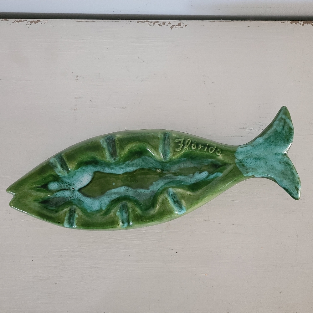 Vintage Florida Fish Ashtray